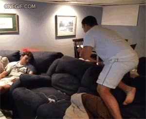 karma,tonto,amigo,crema de afeitar,mueble,dormir