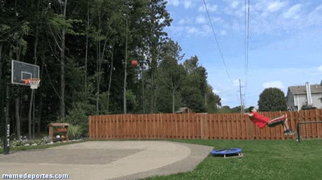 trampol&iacute;n,frontflip,canasta,espectacular,voltereta,canaston