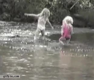 enorme,rio,jugar,ni&ntilde;a,pescar,carpa,pez