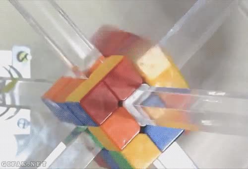 Resolver,Cubo,Juego,Segundo,Record,Robot.