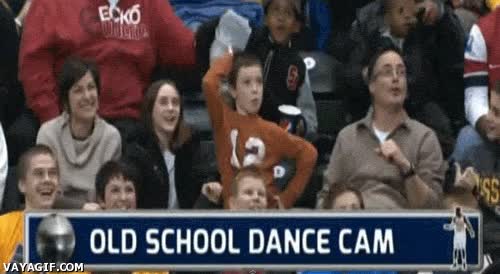 TV,camara,baile,old school dance cam,publico,bailar