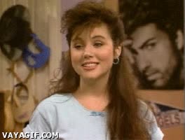 saved by the bell,salvados por la campana,Tiffani Thiessen,niña,chica,guapa,expresion,kelly kapowski