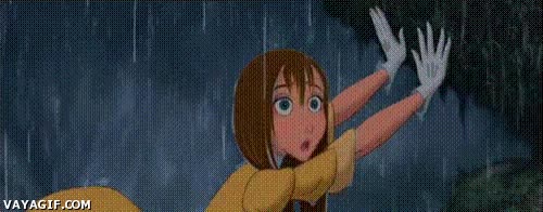 tarzan,jane,expresion,empeorar,dia,lluvia,llover
