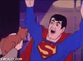 asustarse,superman,gato,susto,dibujos animados,debilidad
