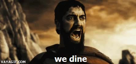 almorzar,comer,suegra,familia,leonidas,300,esta noche cenaremos en el infierno