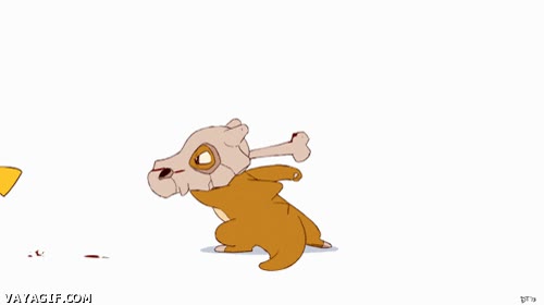 cubone,pokemon,badass,agresivo,oddish,pikachu,paliza,sangre,hostias,golpes