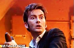 dormido,quedarse,Doctor Who,David Tennant,abrir,ojos,despertador,kidding me,expresion