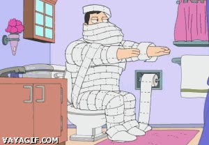 american dad,papel higienico,nueva forma,absorber,lavabo