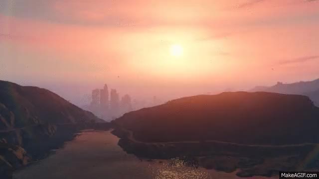 los santos,san andreas,gta v,dia y noche,time-lapse