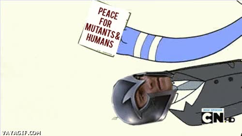 ¿Tiene un momento para hablar de la convivencia entre humanos y mutantes? magneto,x men,bestia,profesor x,paz,humanos,mutantes