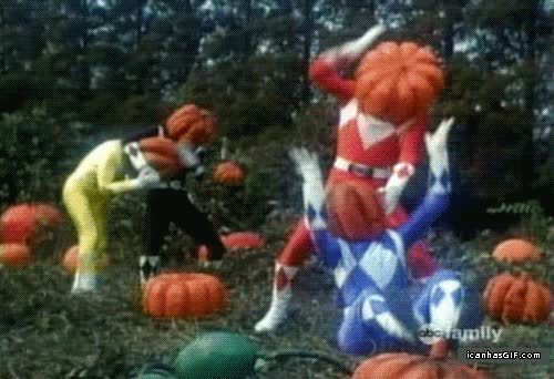 Power Rangers,Odio,Calabaza,Cabeza,Halloween