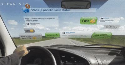 Coche,Conducir,M&oacute;vil,Tel&eacute;fono,Pantalla,Parabrisas,Fail,Camion,Accidente