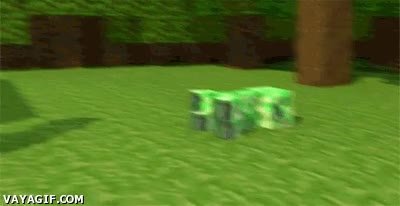 minecraft,creeper malo,golpe,antiexplosion,puñetazo
