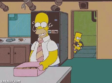 Homer Simpson,momento,gracioso,the simpson,Reloj para parar el tiempo,Nelson