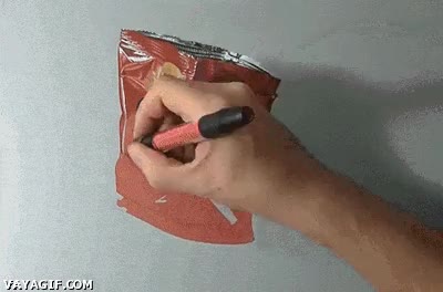 3d,arte,bolsa de patatas,dibujo,genio,timelapse,dibujar,relieve,brillos,maestro