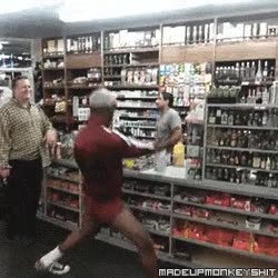 comprar,bailar,hombre,leche,supermercado,ganas