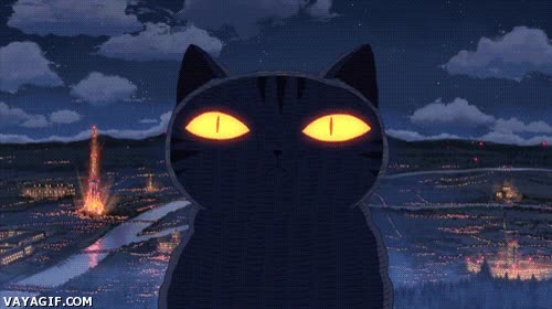 energia,disparo,rayo,destruir,matar,asesino,Gato negro