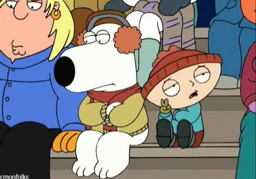 invierno,fumar,humo,family guy,brian,stewie,infancia,vaho
