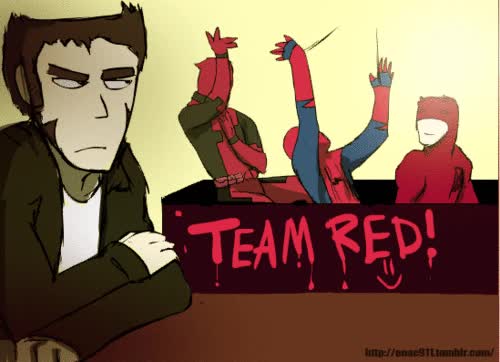 spiderman,marvel,deadpool,daredevil,lobezno,equipo rojo