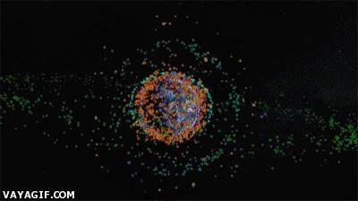 basura,espacio,tierra,parece saturno,30 a&ntilde;os,simulacion