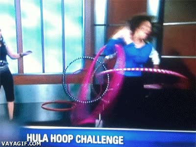 desaf&iacute;o,hula hop,lanzar,reto,tv,fail,perder,en toda la cara