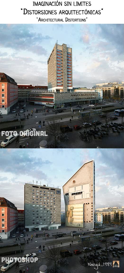 Torre,Edificio,Dise&ntilde;o,Arquitectura,Programa,Photoshop