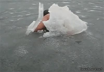 hielo,ruso,lago,congelado,monstruo,rusos,concurso,respirar,bajo el agua