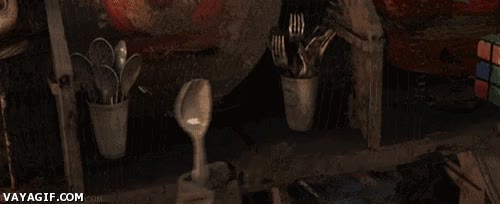cuchara,tenedor,indeciso,wall-e,organizando,tenechara,cuchenedor,organizar
