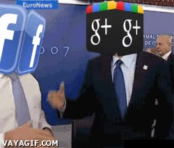 google+.google plus,facebook,dar la mano,hacer la cobra,esquivar,evitar