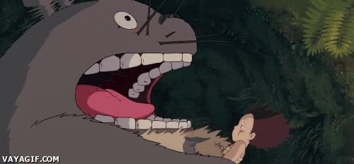 mi vecino totoro,eructo,eructar,chica que me gusta