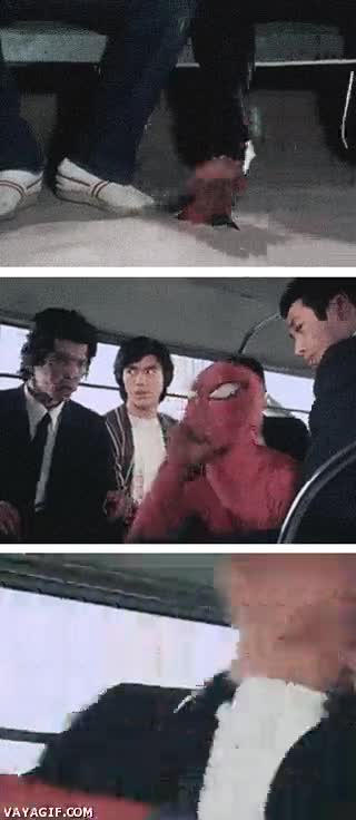 Nacer,Hombre ara&ntilde;a,Spiderman,Pelea,Ataque,Jap&oacute;n,Aparecer de la nada