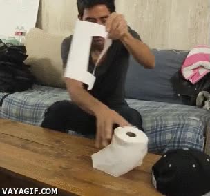 Folio,Mago,Truco,Papel,Higi&eacute;nico,Vacio,Nuevo