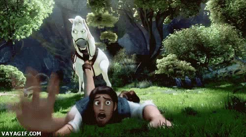 arrastrar,frustraci&oacute;n,obligaci&oacute;n,caballo,flynn,enredados,tangled,expresion