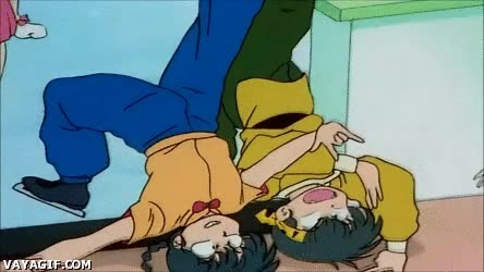 Ranma,anime,patinaje sobre hielo,caer,Ryoga,patinar