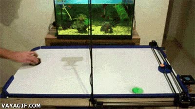 parar,m&aacute;quina,autom&aacute;tico,mesa,jugar,air hockey,forever alone