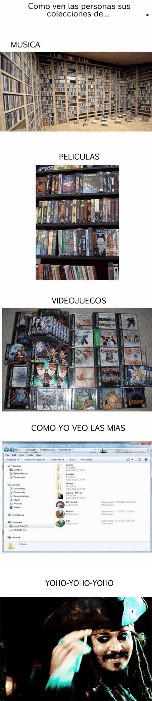 Jack Sparrow,Colección,Ordenador,Archivo,Música,Películas,Vídeo juego,Pirata