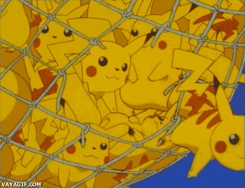 escapar,salir,red,rata,ovejitas,dormir,pikachu