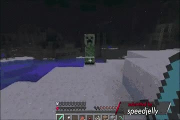 Típico, después de una difícil batalla superada, morir de la forma más tonta luchar,creeper,minecraft,fail,batalla,morir,muerte,tonta