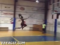 baloncesto,salto,fail,so close,slow motion,mate,michael jordan se parte de risa