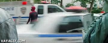 spiderman,conducir,telara&ntilde;as,colgado,gastar,ambulancia