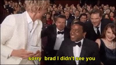 salir en la foto,foto,fotograf&iacute;a,brad,brad pitt,ellen degeneres