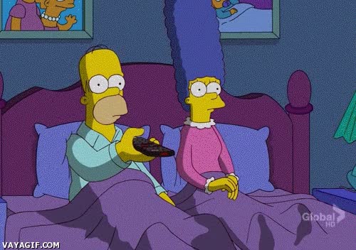 zapping,marge,homer,tele,madrugada,5 de la ma&ntilde;ana