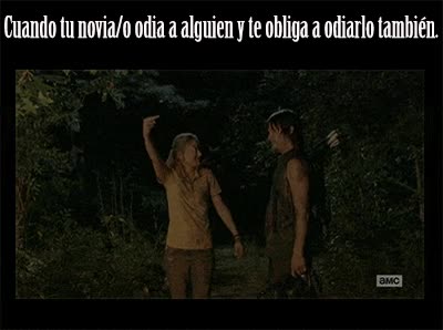 odiar,imponer,odio,novia,obligar,novio,the walking dead,daryl dixon,peineta