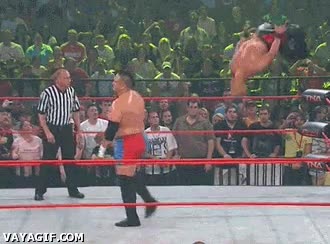 Así de fácil se esquivan los movimientos de pressing catch wwe,lucha libre,reflejos rápidos,plancha,lento,y te sobra tiempo para tomarte algo
