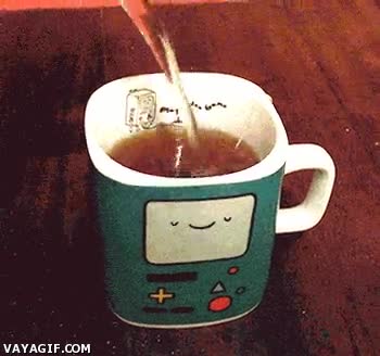 taza,t&eacute;,cool,sonriente,BMO,hora de aventuras