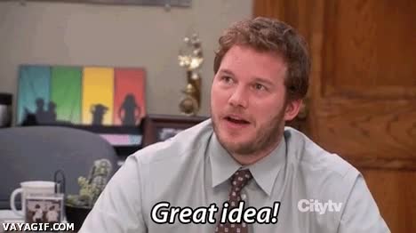 Cuando alguien me propone que haga algo que llevo años haciendo gran idea,great idea,gracias,sin ti nunca lo hubiera conseguido,el medidor de sarcasmo está a punto de explotar