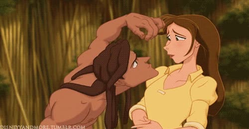 tarzan,jane,pelo,ligar,salir,fiesta,tengo el mismo tacto con las chicas