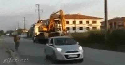 excavadora,remar,pala,empujar,sin motor