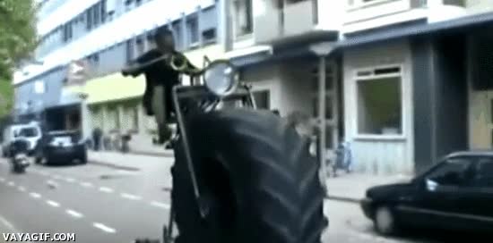 Monster Truck,Bicicleta,Rueda,Tractor,Gigante,Pedales,Neumatico