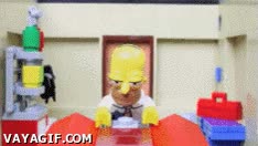lego,los simpson,opening,intro,gag del sofa